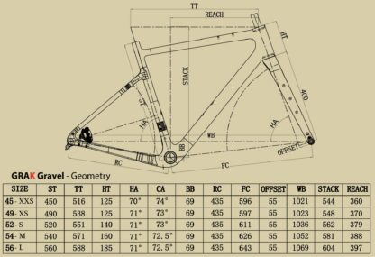 NECER GRAK - GRAVEL SHIMANO GRX 820 DISC [12 versnellingen] - Afbeelding 5